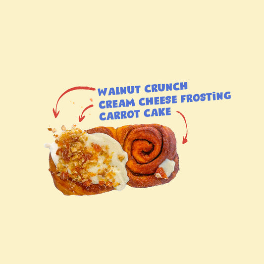 Carrot cake rolls